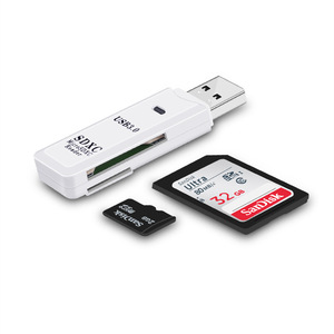 Lector de tarjetas Micro SD SDXC USB 3.0 4 en 1 para teléfono móvil y computadora - Product Image 1
