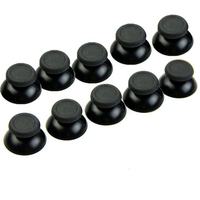 Joysticks analogiques de remplacement noir/gris pour manettes PS5, PS4, Wii, Xbox Series X|S, Xbox 360 – Grips de pouce et accessoires de boutons