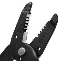 Pince à dénuder les fils Pince à sertir multifonctionnelle pour électricien Outils de dénudage de câbles de réseau Extracteur de câbles de réseau