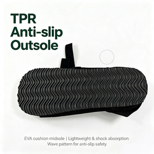 Bota Médica <span class=keywords><strong>de</strong></span> Yeso con Suela Plana <span class=keywords><strong>de</strong></span> EVA y Malla Transpirable Ligera, con Suela Exterior <span class=keywords><strong>de</strong></span> TPR, para Fracturas Postoperatorias - Product Image 2