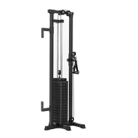 Station de musculation murale, système de poulies réglable pour salle de sport à domicile, appareil d'entraînement fonctionnel à colonne unique pour la force et la remise en forme