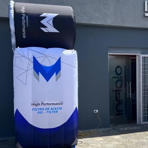 Filtre à huile gonflable géant de 4 m, design personnalisé avec éclairage LED, logo personnalisé, modèle de filtre pour publicité en magasin de pièces automobiles - Product Image 2