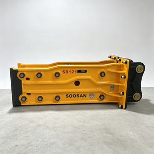 Martillo Hidráulico SOOSAN SB121 Tipo Superior para Demolición de Roca, Accesorio para Excavadora - Product Image 1