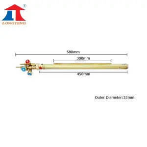 Longteng brass straight strip machine gas welding cutting torch 450mm strong ce iso lt sj 05