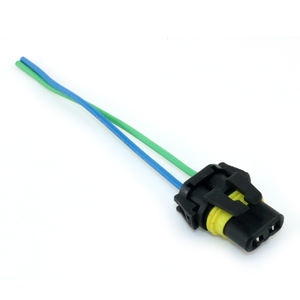 Быстрая отправка штепсельной вилки 21263 Fusebox Tyco производитель 2-контактный автоматический электрический разъем EV стерео проводной жгут для Toyota - Product Image 4