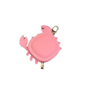 Nueva funda de cuero con forma de cangrejo para auriculares AirPods Bluetooth, bolsa de almacenamiento con cremallera para llavero y accesorios. - Product Image 5