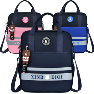 Unisex New Style Elementary High School Tutoring Bag Single Shoulder Crossbody Multi-Use Book Handheld Backpack Promotional