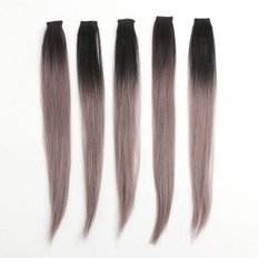 Ashrose 52cm 5P Set WE672DB Color claro apretado largo postizo parte desgaste alta calidad Ashrose extensiones de cabello humano - Product Image 1