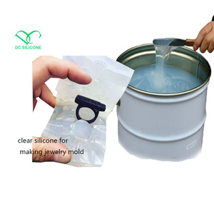 Nước rõ ràng trong suốt cấp thực phẩm bạch kim chữa khỏi cao su <span class=keywords><strong>Silicone</strong></span> là thích hợp để làm khuôn mẫu cho đồ trang sức và nguyên mẫu - Product Image 4