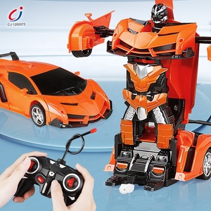 Chengji-<span class=keywords><strong>coche</strong></span> <span class=keywords><strong>robot</strong></span> a control remoto para niños, a escala 1/18 juguete, deformación, venta al por mayor - Product Image 2