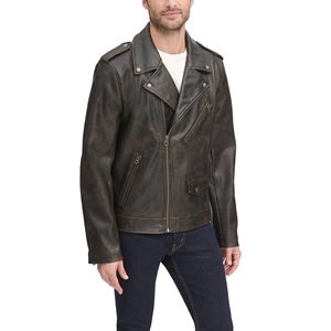 High Quality 100% <b>Leather</b> <b>Jackets</b> Stand Collar Active Lifestyles Stylish Design <b>Long</b> Lasting Durability Winter High Street - Product Image 6