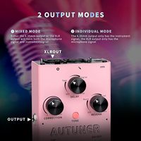 MOOER Autuner Pedal Musik Prosesor Efek Vokal Koreksi Pitch Reverb Delay Gitar Stompbox Mikrofon Amplifier Gitaris