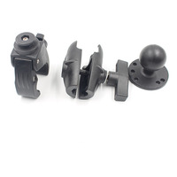 Support d'ordinateur réglable en plastique de 1,5 pouces avec rotation universelle à 360 degrés pour les passionnés de pêche