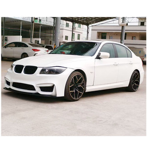 <span class=keywords><strong>Paraurti</strong></span> per BMW Serie 3 (<span class=keywords><strong>E90</strong></span> E92 E93) dal 2005 al 2012, Kit Carrozzeria Anteriore e Posteriore, Stile M3 M4 Rimodellato - Product Image 2