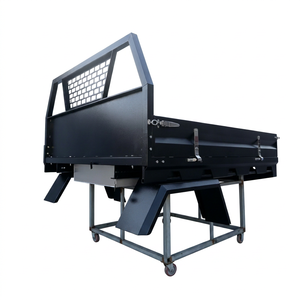 Custom-Fit Dual Cab Aluminium Ute Cargo Tray Canopy with Under-Mount <b>Tool</b> <b>Storage</b> for Safe Hauling & Commercial Vehicle Ap - Product Image 1