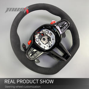 बीएमडब्ल्यू स्टीयरिंग व्हील के लिए एलसीस्टाइल फिट G05 g20 g2x g3x g3x g8x f9x 2018-2024 अनुकूलित कार्बन कार इंटीरियर एक्सेसरीज़ - Product Image 3