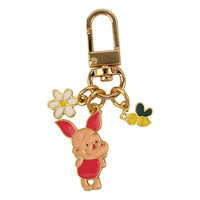 Porte-clés personnalisés avec logo, en émail souple de luxe, souvenirs d'entreprise, emballage personnalisé, dessin animé Tigger Winnie l'ourson, en métal zinc