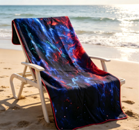 Supermarket Retail Towel, Multi Stock Low MOQ Custom Logo Microfiber Beach Towel