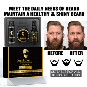 Etiqueta privada Cuidado de la barba Champú Bálsamo Kit Lavado Champú Bálsamo Suero Brillo Crecimiento <span class=keywords><strong>Aceite</strong></span> Hombres Aseo Set para vello <span class=keywords><strong>facial</strong></span> - Product Image 2