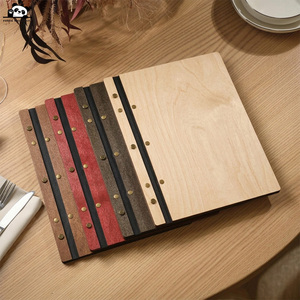Porte-menu en bois personnalisé avec logo, format A4, B5, Legal, Letter, pour bars et restaurants - Product Image 3