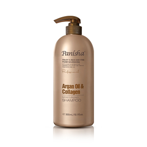 PANISHA Huile d'<span class=keywords><strong>Argan</strong></span> Collagène Volumisant Rafraîchissant Hydratant Contrôle du Sébum Épaississant Anti-Pelliculaire Crème Shampoing Revitalisant - Product Image 5