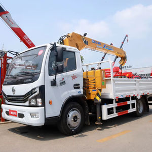 המחיר הטוב ביותר הידראולי 6.3ton 7ton זרוע ישרה מניפולטור נייד משאית רכוב עגור עם שלט רחוק - Product Image 1