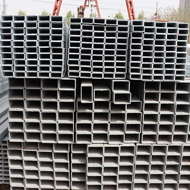 Factory price of 12 ft 20ft galvanized pipe round tube 4 inch 16 inch galvanized iron square rectangular pipe tube