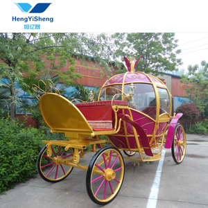 Purple Dream Electric 4 ruedas Barouche Chariot Horse Drawn Wagonette Formal para Resorts Nuevo transporte especial a la venta - Product Image 4