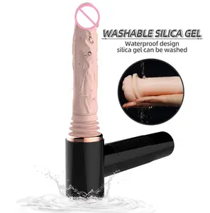 Rechargeable 7 Thrusting Modes With Suction Base And Heating Gun Silicone Dildos Sex Machine Realistic Penis Sex Toys For Woman%