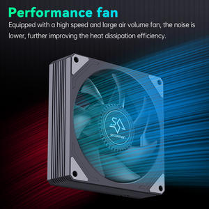 Enfriador de CPU Universal Snowman, 6 Tubos de Calor, Rodamiento de Fluido, Ventilador de 92 mm, 180 W, PWM, 4 Pines, Disipador de Calor de Cobre y Aluminio, <span class=keywords><strong>Caja</strong></span> Completa - Product Image 2