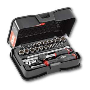 USAG - U06060106 Surtido con enchufes hexagonales en caja ABS 1/4 ''(28 Uds.) -EAN 8001150039157 JUEGOS DE TRINQUETE Y TOMAS 1/4" - Product Image 1