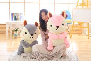 ตุ๊กตา<span class=keywords><strong>กระรอก</strong></span>น่ารัก 5 สีอ่อน 4 ขนาด นุ่มฟู บรรจุใยฝ้าย PP ตกแต่งห้องสวยงาม ของขวัญแสนหวานสำหรับเด็ก - Product Image 3