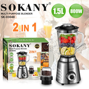 Nuevo diseño 1.5L 800W 2 en 1 tarro <span class=keywords><strong>de</strong></span> vidrio exprimidor barato moderno exprimidor <span class=keywords><strong>de</strong></span> cocina portátil licuadora <span class=keywords><strong>de</strong></span> jugo <span class=keywords><strong>de</strong></span> fruta licuadora - Product Image 4