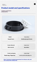 Connecteur étanche en nylon IP54 de qualité supérieure, capuchon de câble fileté M12 pour la protection des entrées de câbles de panneaux industriels