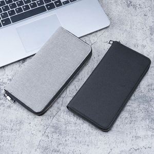 Cartera Corta con Cierre para Hombre, con Ranuras para Tarjetas y Monedero, Diseño Minimalista de Cuero PU Impermeable para Uso Diario - Product Image 3