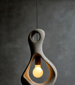 ST Designer Style 3D Printed Iron Base Floor Lamp Changeable Color Large Size Modern Sculptural <b>Lighting</b> Contemporary Bedroom - Product Image 3
