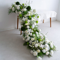 Décoration de table pour mariage et fête d'anniversaire, centre de table et arrangement floral en cascade, accessoires de photographie et arrangement décoratif