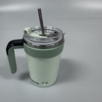 Mélangeur à café automatique, tasse à agitation automatique, gobelet à café de 400 ml, tasse à café sans BPA pour le bureau et la salle de sport