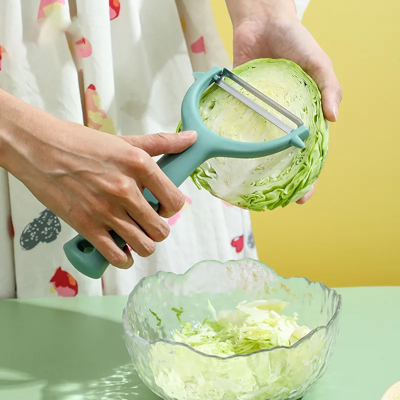 नया आगमन 2-इन-1 फल और सब्जी छीलने वाला चाकू आलू ग्रेटर उच्च गुणवत्ता वाला रसोई उपकरण