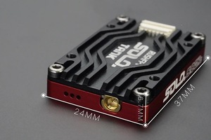 เครื่องส่งสัญญาณ FPV ระยะไกลแบบอนาล็อก 5.8GHz 1.6W ระดับมืออาชีพ พร้อมไมโครโฟนในตัว ตัวเรือน CNC สำหรับโดรน - Product Image 5