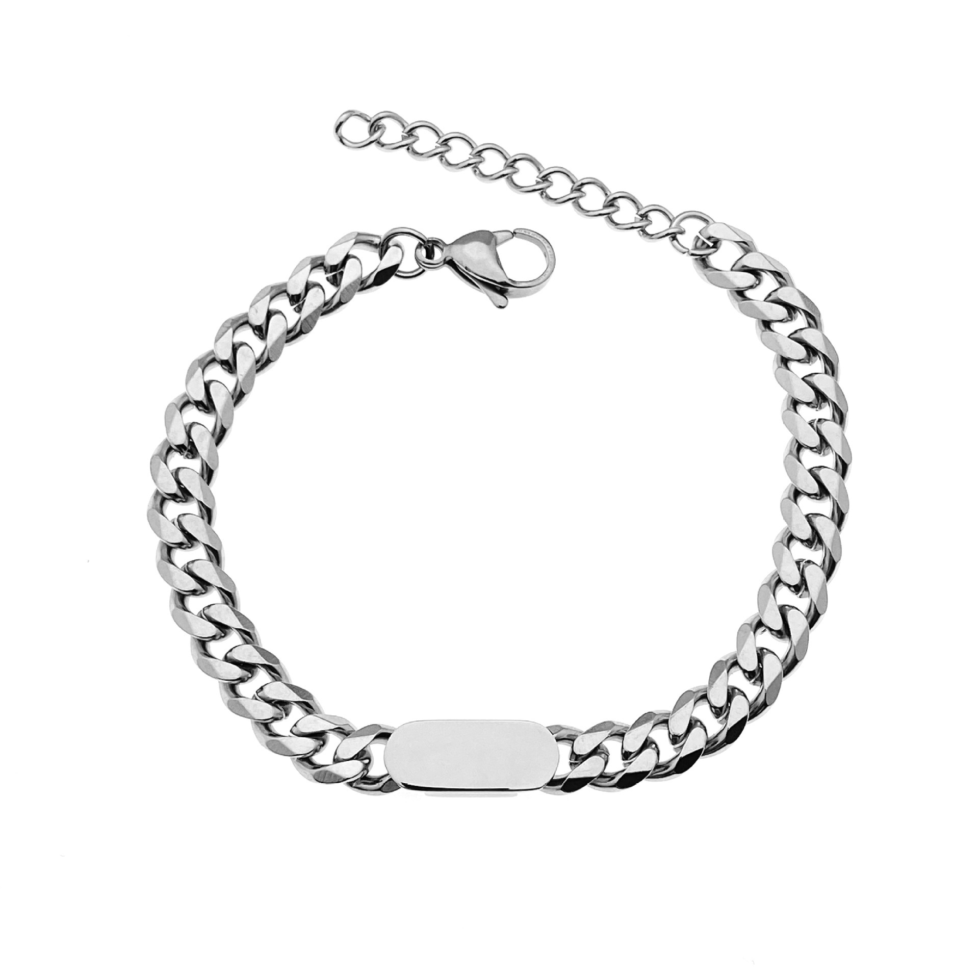 acier argent 16+5cm