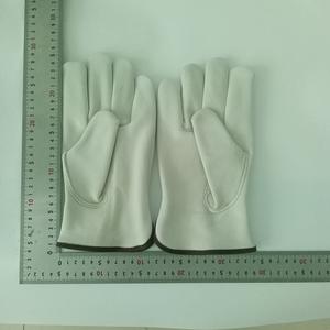 Guanti da fabbrica pelle di capra guanti in pelle di guida guanti da lavoro per uomo e donna - Product Image 4