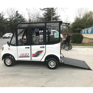 Scooter mobile suspendu électrique à quatre roues avec rampes de montée et de descente <span class=keywords><strong>pour</strong></span> fauteuil roulant, adapté aux personnes handicapées et aux utilisateurs de fauteuils roulants - Product Image 2