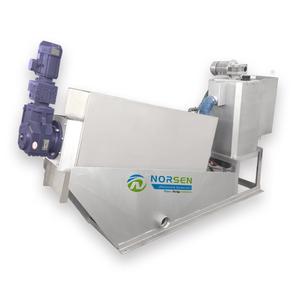 New NORSEN multi-disk screw press sludge dewatering machine