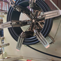 Système d'irrigation goutte-à-goutte automatique en PEHD durable DN560 DN630 DN710 PE80 PE100, résistant à la corrosion, tuyau d'arrosage automatique enroulable en plastique