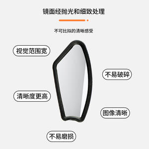 Antuke – rétroviseur de vélo réglable et pliable, support de guidon grand angle pour vélos de montagne, vélos électriques, moto - Product Image 5