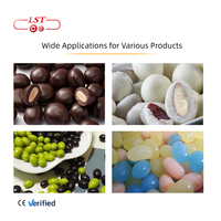 LST Machine de revêtement de ceinture entièrement automatique Machine à bonbons/chocolat à haute efficacité pour la production de masse Nouveau pour l'eau de farine de fruits