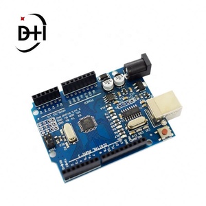 บอร์ดพัฒนา DH สำหรับ Uno R3 Atmega328p Ch340 Ch340g สำหรับ Arduino Uno R3 พร้อมพินเฮดเดอร์แบบตรงและสายเคเบิล - Product Image 3