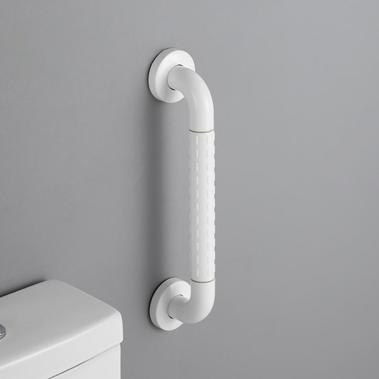 Hyuduo Stainless Steel Grab Bar – 30cm (11.8 Inch), Anti-Slip Silicone Grip, 1" Tube Diameter, Bathroom Safety Handrail For Elderly, Children, Pregnant Women