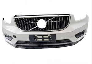 Parachoques Delantero Usado para <span class=keywords><strong>Volvo</strong></span> <span class=keywords><strong>XC40</strong></span> con Marco, Conjunto de Ventilador de Radiador, Luz Antiniebla, Negro Carbón, Kit de Carrocería de Alta Calidad, 100% Compatible - Product Image 2